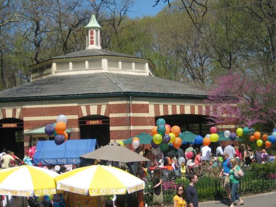 central park merry go round